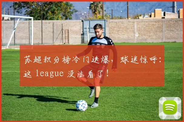 苏超积分榜冷门迭爆，球迷惊呼：这 league 没法看了！